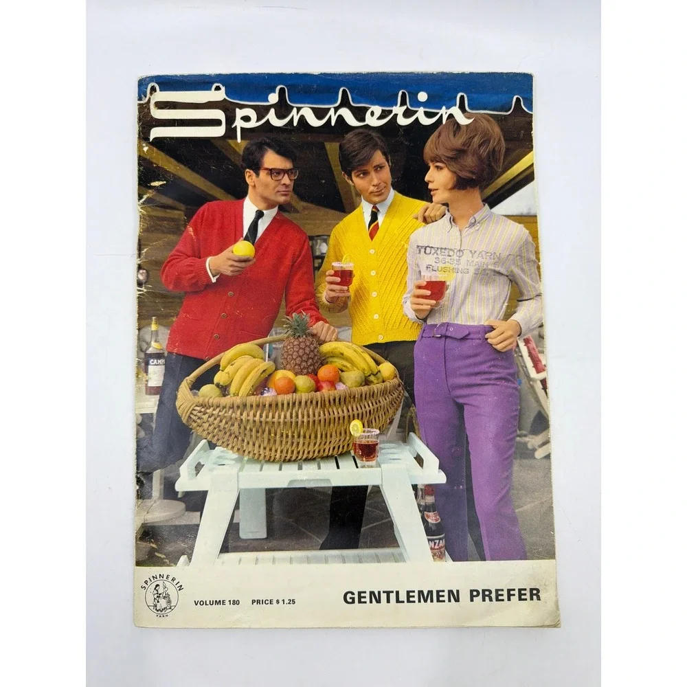 Vintage 60s 70s Knitting Pattern Book Lot Bear Brand Bernat  5lb Bulk‎